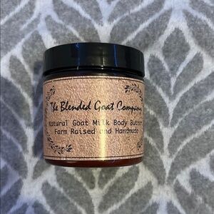 Natural Goat Milk Body Butter - Black and Brown